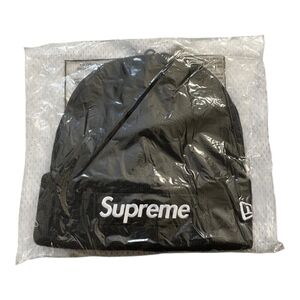 Supreme x New Era Black Box Logo Beanie | One Size